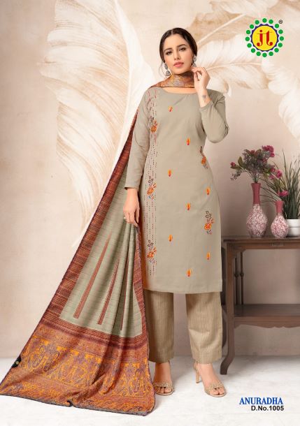 Jt Anuradha Vol-1 Cotton Designer Exclusive Dress Material